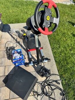 Volant Thrustmaster + stojan wheel stand pro