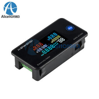 Měřič spotřeby, výkonu, tepl., napětí, proudu do 300V a 100A