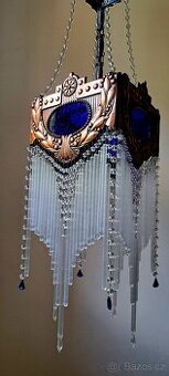 Starožitný secesní lustr,  secese.1900 - 1910.