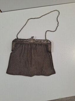 Starožitná kabelka rámová 1890 –   German silver