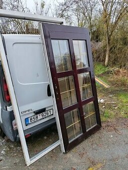 Prodam plas.dvere venkovní prave
