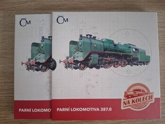 Stříbrná mince Na kolech - Parní Lokomotiva 387.0