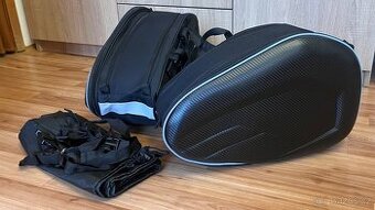 Boční Moto brašny, rozšířitelné i na helmu