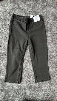 H&M džínové kraťasy černé 134