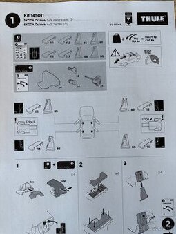 Thule kit 5011 Octavia 5100 Seat 5238 Mazda CX-30 Mazda CX-3