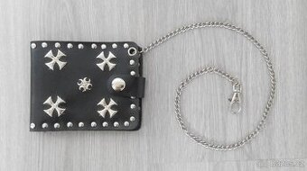 Stylová motorkářská / rockerská peněženka