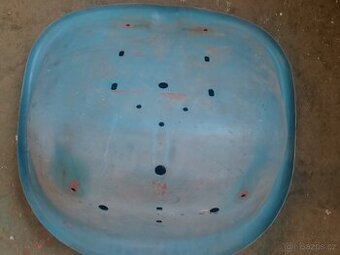 Plechová sedačka ,,lavor" - 1