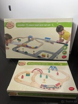 Dřevěná silniční a železniční sada