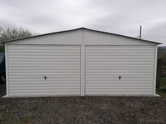 Plechová garáž 6x5m