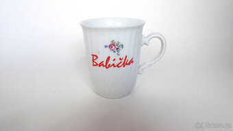 A736_ Hrnek, porcelán, Stex, cca 1990, retro