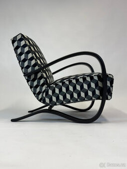 Luxusní křeslo Halabala H269 po kompletní renovaci - TOP KUS