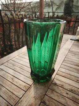 SKLENĚNÁ VÁZA SCHROTTER