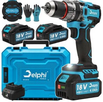 AKU VRTAČKA zn Delphi 2 x AKU NOVÁ,NEPOUŽITÁ 18V,4.0Ah,Silná