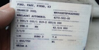 Prodám Ford transit 2006 na náhradní díly auto pojízdné