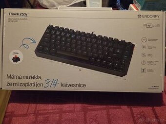 Prodám hráčskou  klávesnici Thock 75%