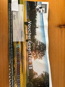 Voucher - golf Hluboká