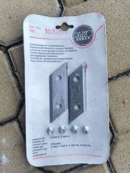 Originální nože AL-KO 103264 pro drtič/štěpkovač – 2 ks + šr