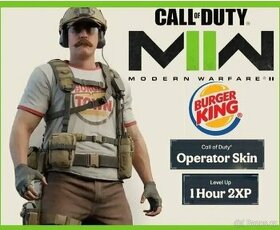 Call of Duty MW2 Burger King Skin Rare