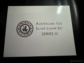 Kazeta pro 12x 1 oz stříbrných mincí LUNARNÍ SÉRIE III.