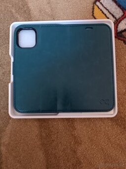 Nové kožené púzdro iphone 12/ 12 pro zelené