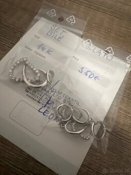 Bílé zlato set dva 14k 7,86g - 1