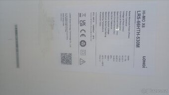 Solární panely 530w