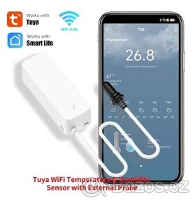 Prodám smart teploměr TUYA se sondou, nový