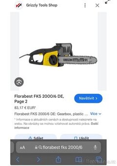 Elektrická řetězová pila