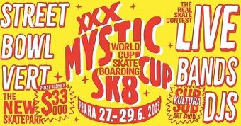 Dvě třídenní vstupenky - Mystic Sk8 Cup 2025
