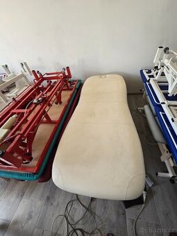 Elektrické Masážní wellness lehátko 3 motory béžové