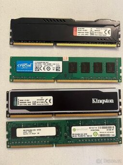 Paměti RAM DDR3 4 až 8GB