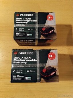 Nový Parkside 4Ah 20V akumulátor