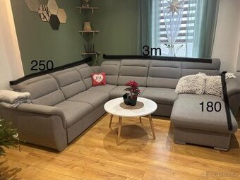 🛋️Rohová rozkládací sedačka s úložnými prostory