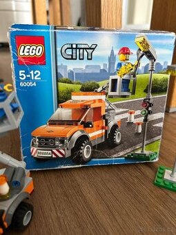 LEGO City 60054 KOMPLETNÍ - Opravářský vůz s plošinou