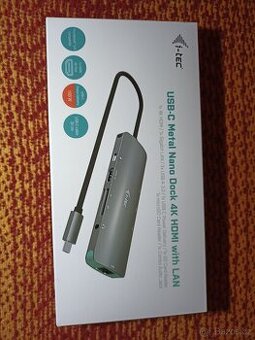 i-Tec USB-C Metal Nano Docking Station 4K HDMI LAN