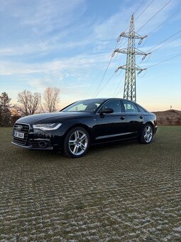 Audi A6 3,0 TFSI Quattro S-line, rv. 2013, limuzína,1majitel