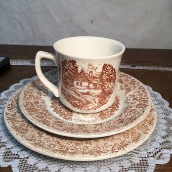 Snídaňová sada Ditmar Urbach talíř šálek podšálek