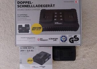 Myproject Countryside nabíječka + 2x baterie akumulátory