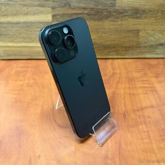 IPhone 16 Pro 256GB, černý Titan (12 měsíců záruka)