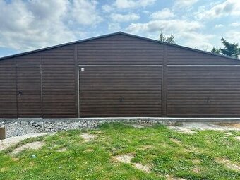 Plechová garáž 9x5m