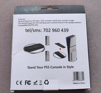 Vertikální podstavec PS5 FAT/SLIM/PRO (disc/digital) - 1