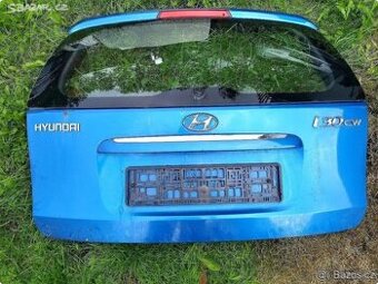 Dveře kufru modré Hyundai i30 kombi 2007 - 2009