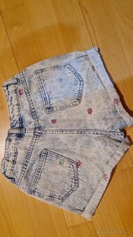 Dívčí riflové kraťasy 140/146 - 1