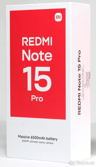 Xiaomi Redmi Note 15 4G 8GB/256GB Glacier Blue - nový