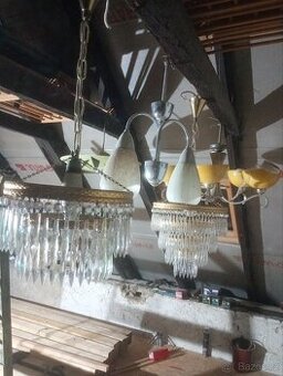 Staré lustry - více kusů