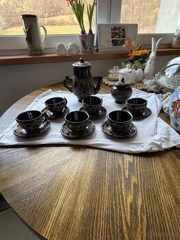 Retro keramická čajová / kávová souprava