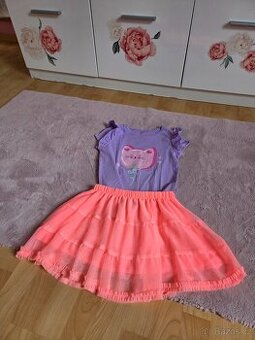 Holčičí set - tričko a sukýnka - vel. 122/128