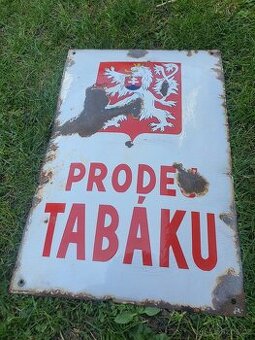 Smaltovaná cedule