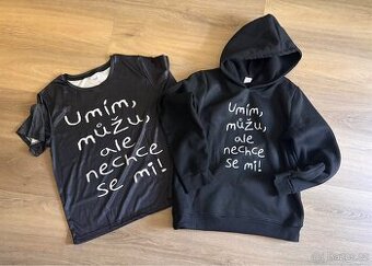 Nový set mikina + tričko vel. 11let unisex