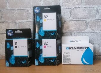 Origin. HP cartridge a tisková hlava – nerozbalené + dárek